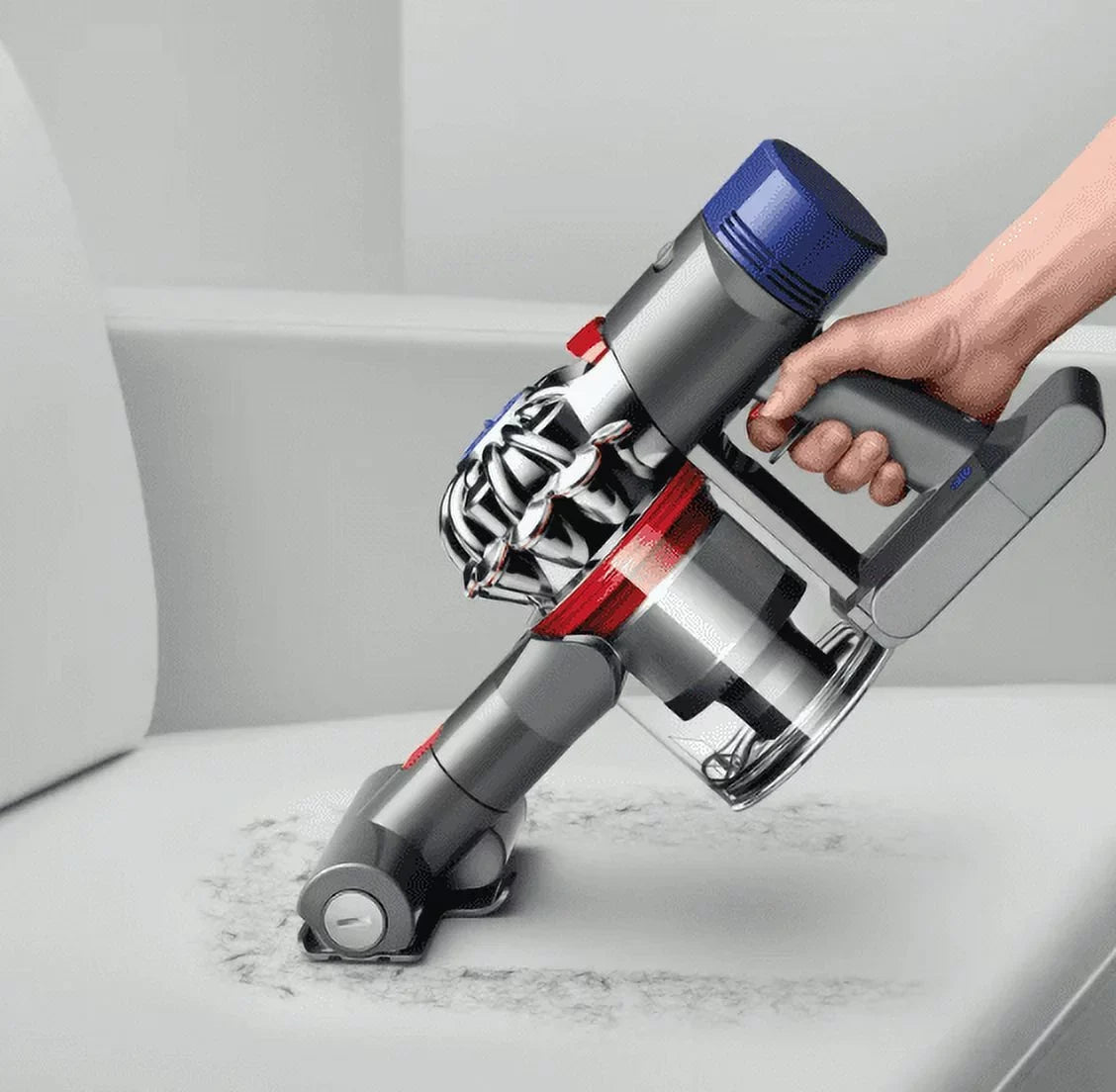Pre-Owned Dyson  Animal+ Cord-Free Vacuum, Iron/Sprayed Nickel/Purple 257253-02 (Fair)