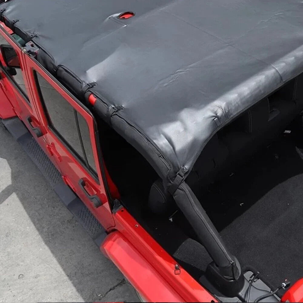 Stylish Leather Top Sunshade to Shield Your Jeep Wrangler   07-18  from the Sun - Quality Guaranteed