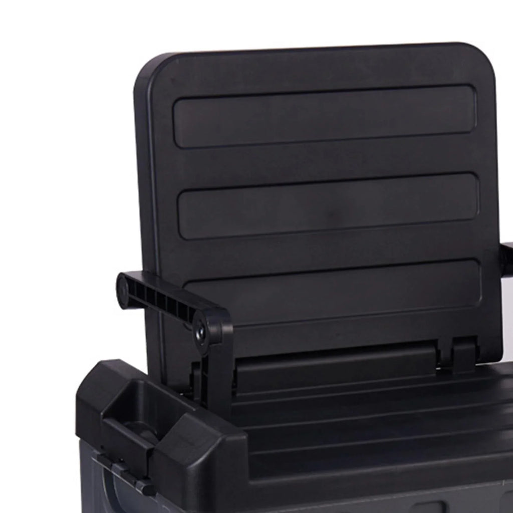 Car Trunk Organizer Crate Car Storage Bins for Sedan Home Office Backpacking Black