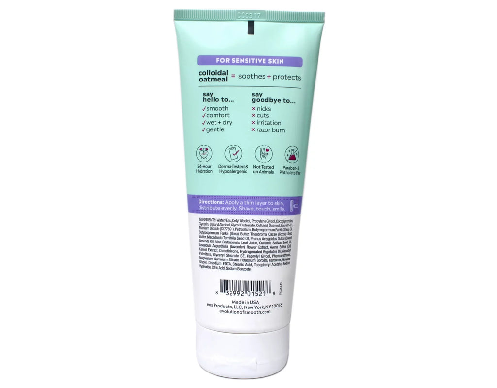 eos Shea Better Shave Cream Sensitive Skin Colloidal Oatmeal 7 fl oz Pack of 4