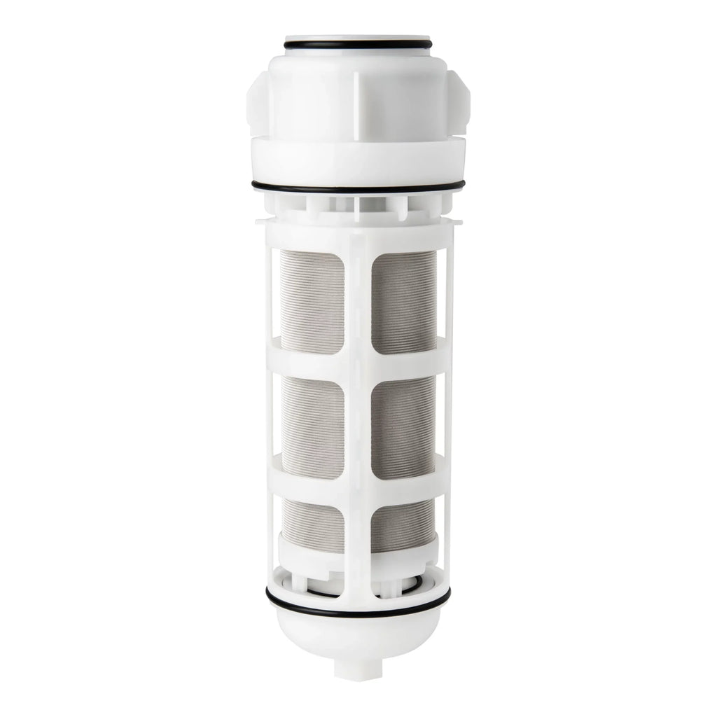 iSpring  Reusable Spin Down Sediment Filter Replacement Cartridge with Scrapper and Seal Cover for  Series, 50 Micron, White