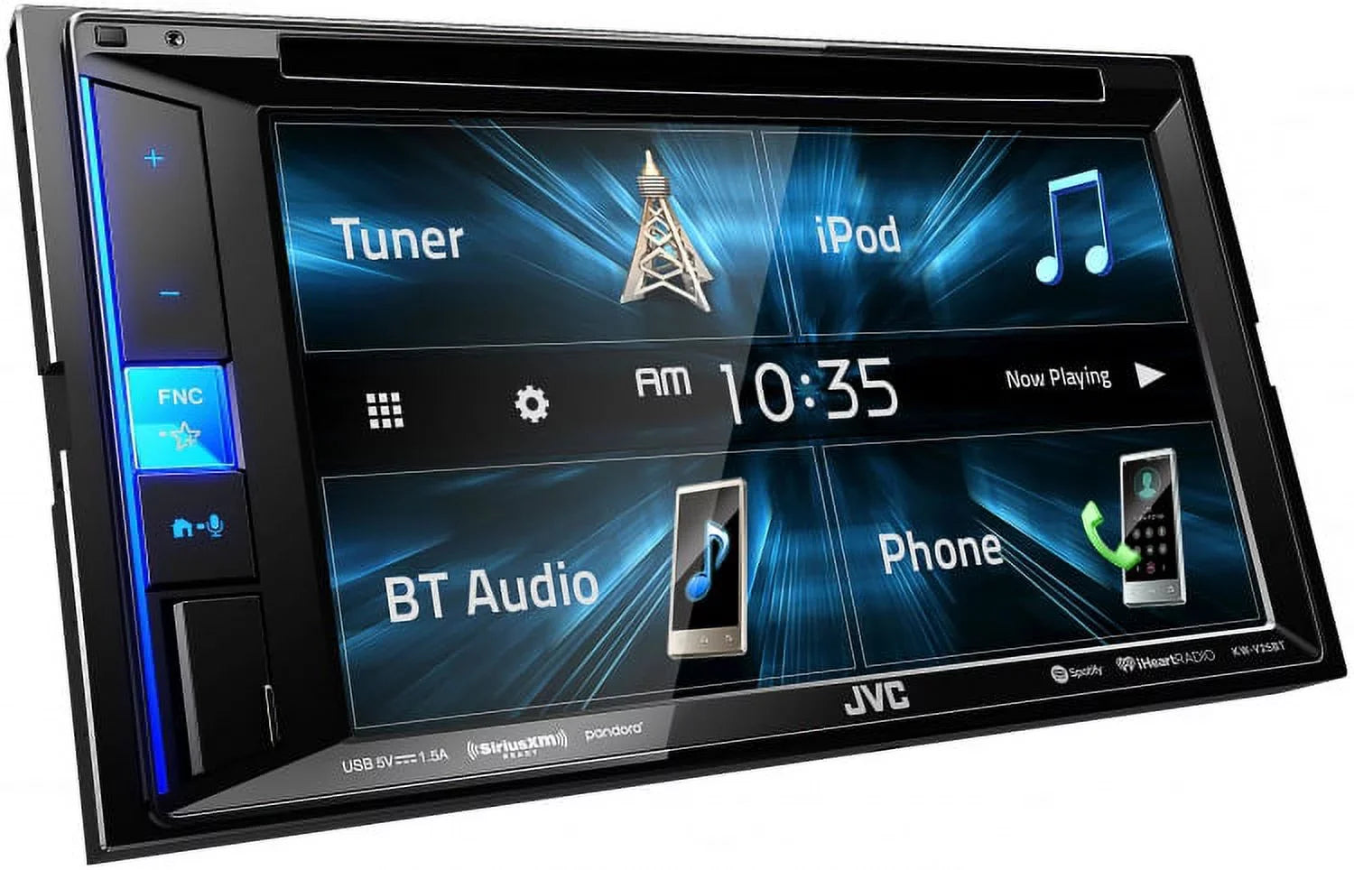 2DIN  Car Stereo Receiver with Pyle License Plate Mount Rear View Color Camera, Pioneer 250W 6x8" 2-Way (Pair), Pioneer 4x6 2-Way 200W Car (Pair) & Enrock 16G 50'  Wire