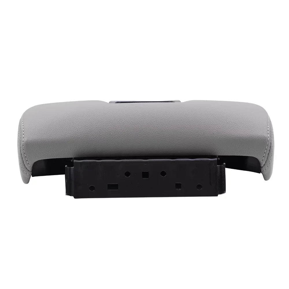 Brock Replacement Gray Center Console Armrest Lid Cover Compatible with 2007-2013 Silverado Sierra Tahoe Escalade Pickup Truck with Full Center Console