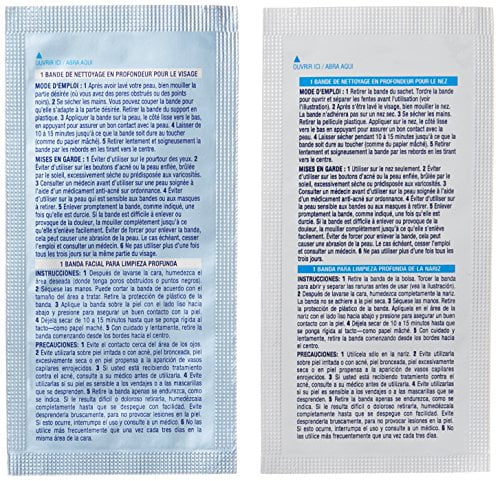 Biore Combo Pack Deep Cleansing Pore Strips Face/Nose 14 ea (Pack of 2)
