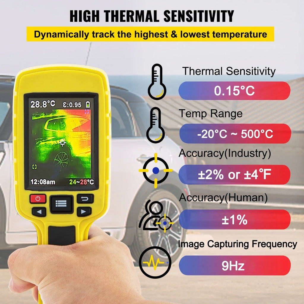 Infrared Thermal Imager Thermal Camera  Resolution 3600 2.8"  Screen