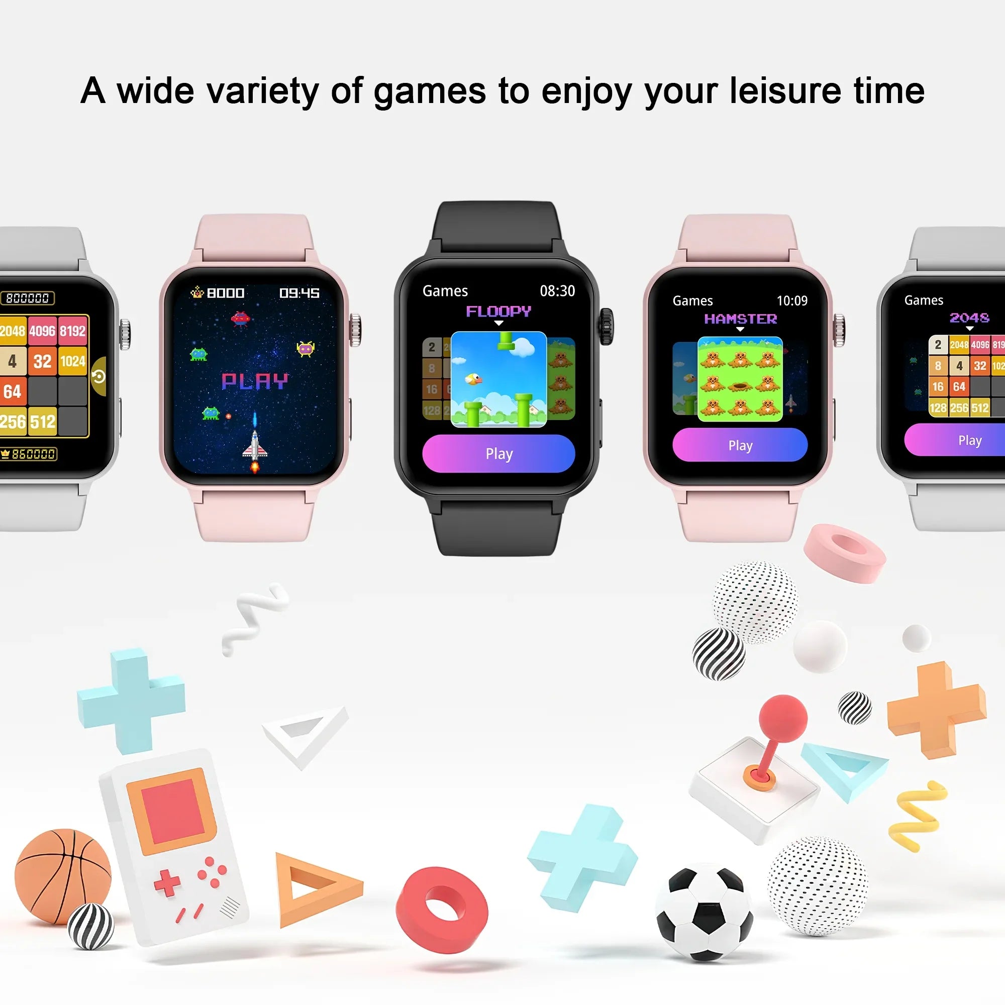 Smart Watch for Women 1.83" Fitness Watch with Bluetooth Call/Voice Assistant, Waterproof, 100+ Sports Modes for Android and iOS, Black