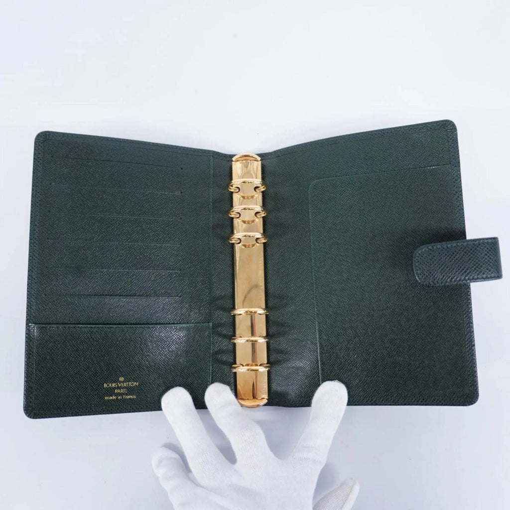 Pre-Owned Louis Vuitton Notebook Cover Taiga Agenda   Episea Men's (Good)