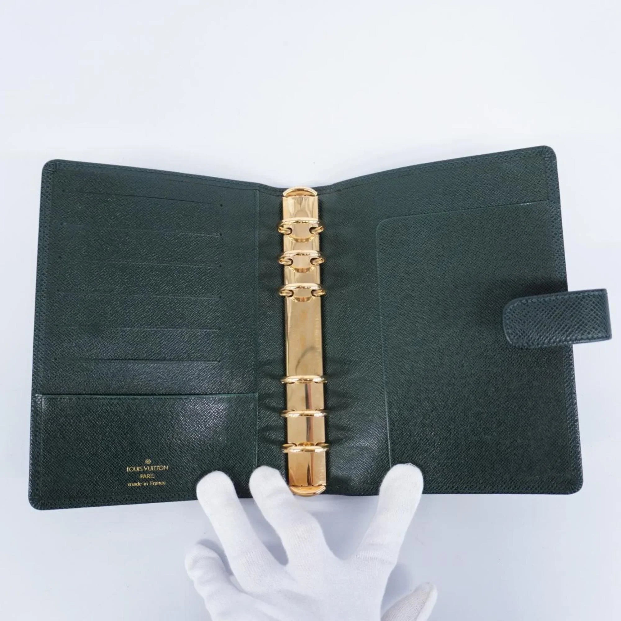 Pre-Owned Louis Vuitton Notebook Cover Taiga Agenda   Episea Men's (Good)