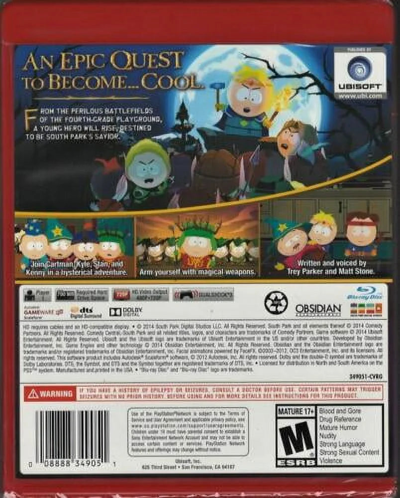 South Park: The Stick of Truth (Greatest Hits)  (Brand New Factory Sealed