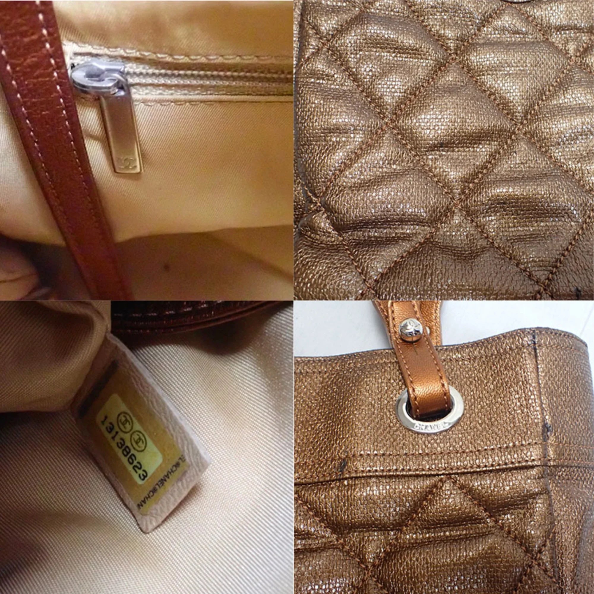 Pre-Owned  Chanel Paris Biarritz coated canvas hand tote bag (Fair)