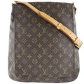 Pre-Owned   Louis Vuitton Musette  Monogram Canvas Brown  Women's Shoulder Bag (Fair)