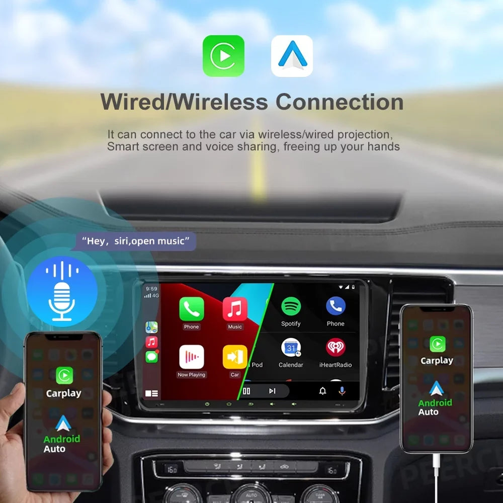 9 inch Android Car  Navigation for  Volkswagen Golf Polo Tiguan Passat Jetta with Apple Carplay Android Auto  WiFi    with Backup Camera