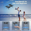 120 deg  1080P  Live Video Drone with Camera for Adults, Kids & Beginners