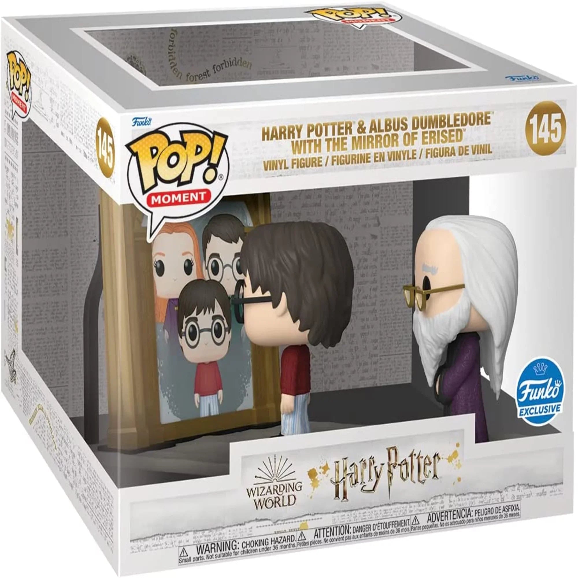 Funko: ! Movie Moment Harry Potter and Albus Dumbledore with The Mirror Erised, Grow Your Wizarding World Collection Today, Vinyl Collectible, Exclusive Item!
