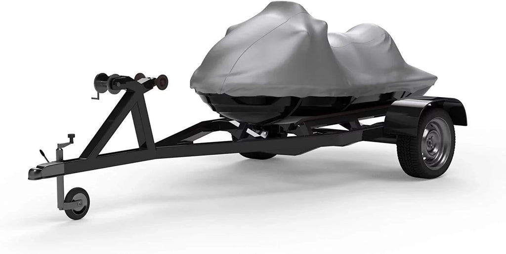 Weatherproof Jet Ski Covers for Yamaha  2019 - Silver - High Sun Protection - All Weather - Trailerable - Protects from Rain, Sun,  Rays, and More! Includes Trailer Straps and Storage Bag