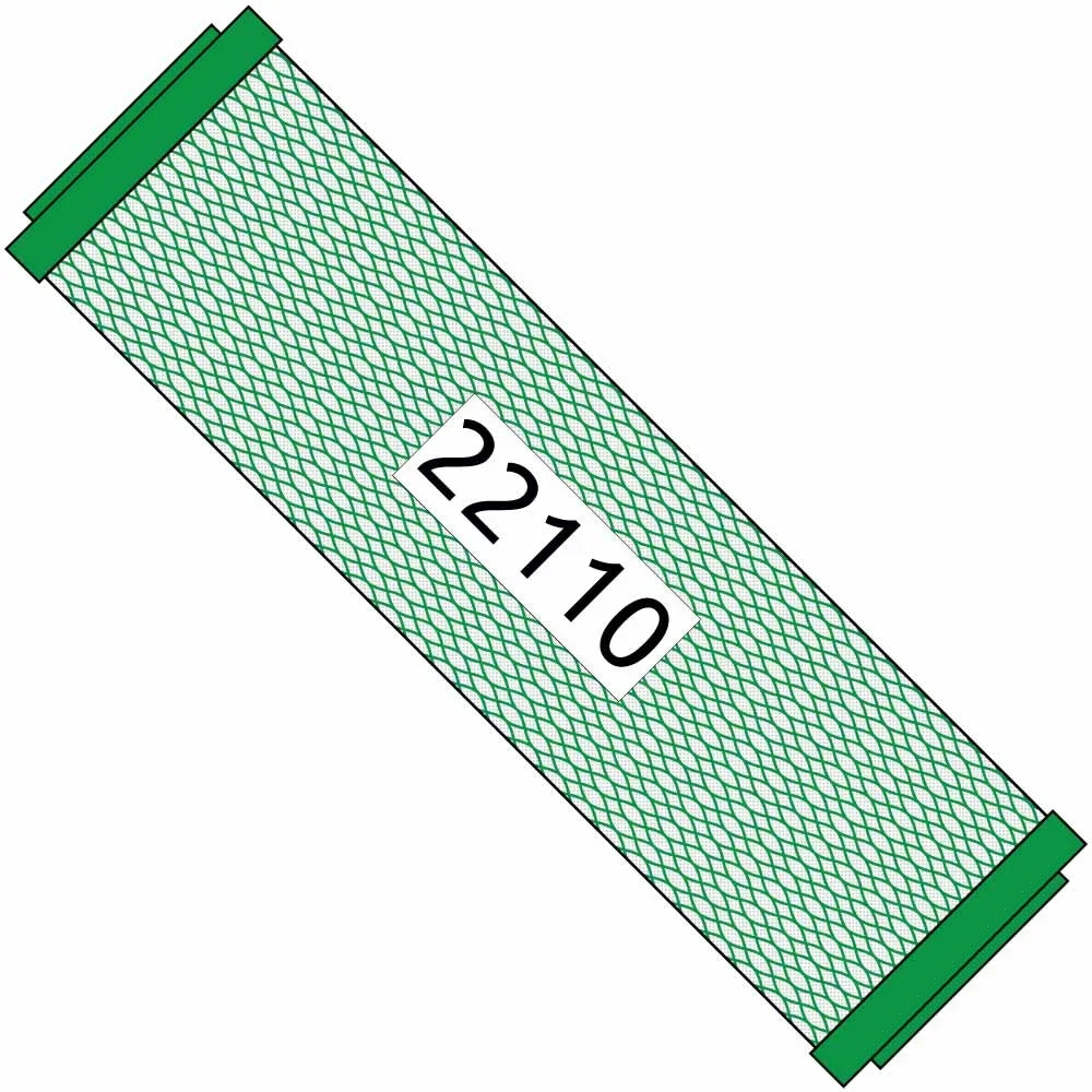 10-inch Green Carbon Filter for Small Boy 22110