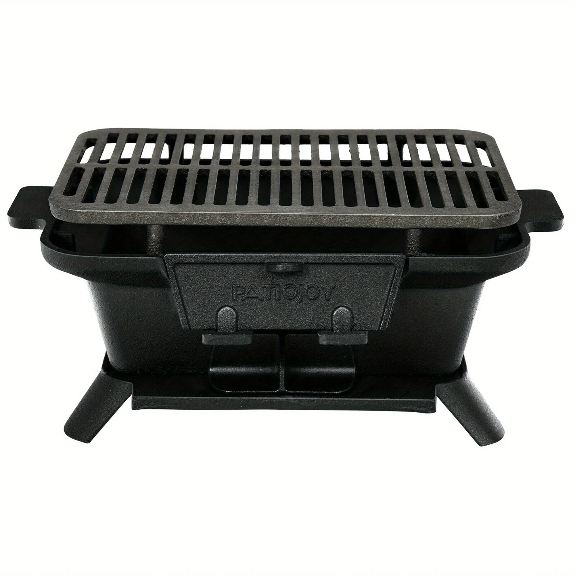 Heavy Duty Cast Iron Charcoal Grill Tabletop  Grill Stove for Camping Picnic