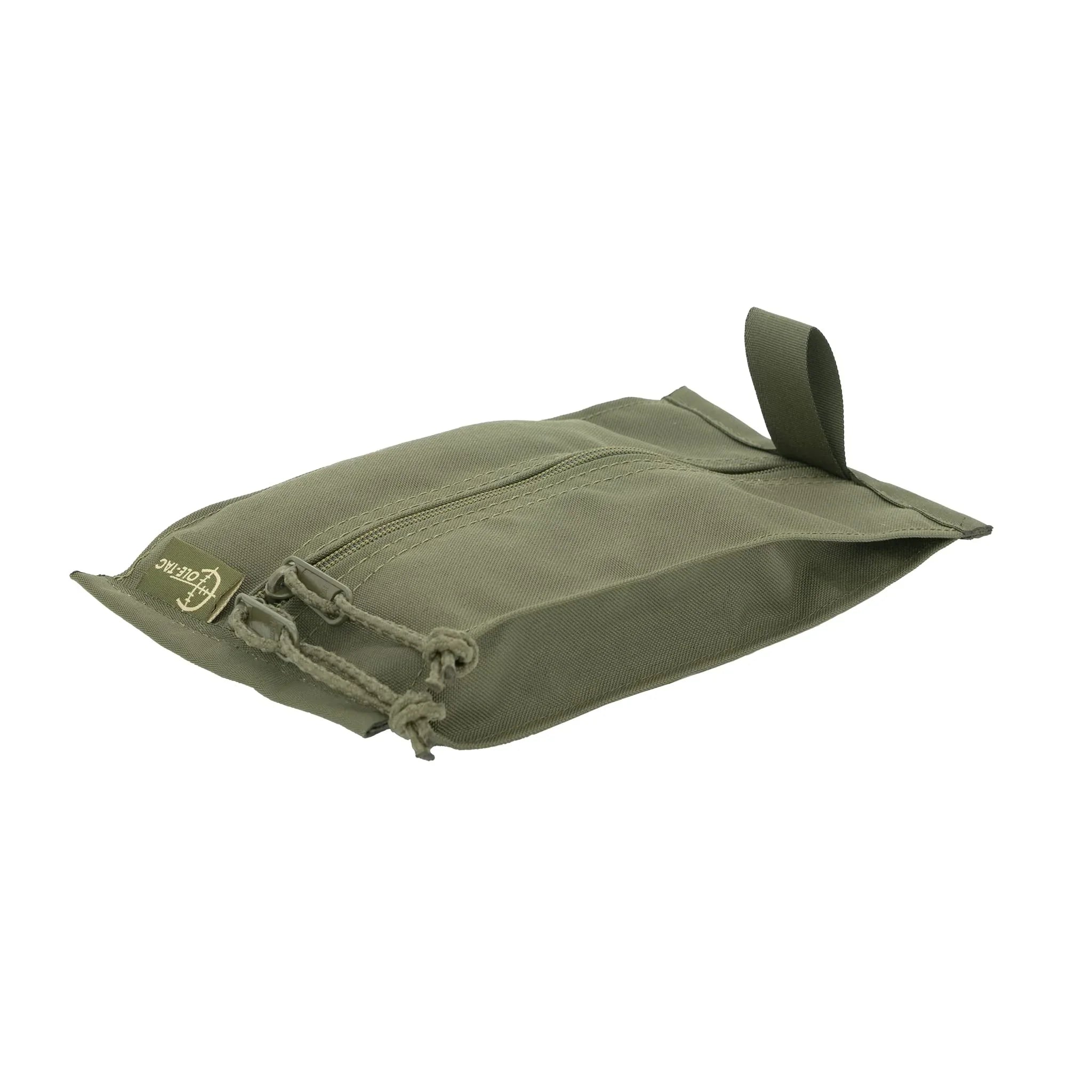 Cole- Popcorn Bag Multi Purpose Zipper Bag Ranger Green