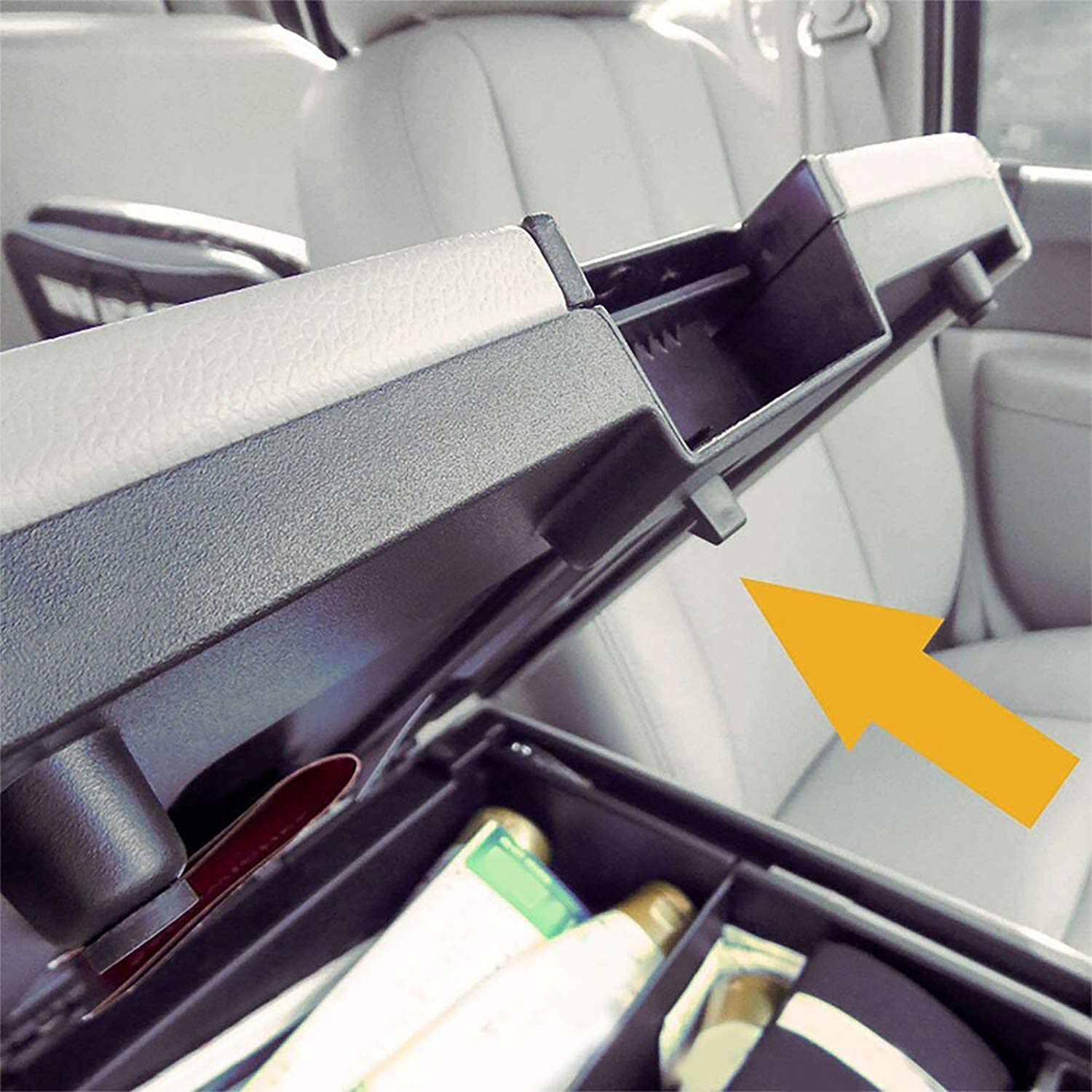 Center Console Armrest Cover Latch, Suitable for 07-14 Silverado, Avalanche, Suburban, Sierra, Yukon, Escalade-Perfect Replacement for  Part 20864151, 20864153, 20864154