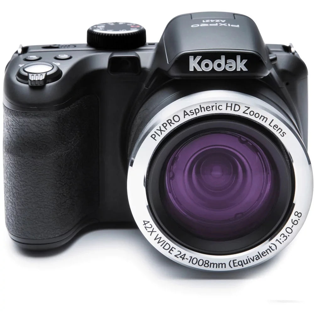 Kodak   Digital Camera (Black) + Extra Battery + 1 Yr Warranty - 16GB Kit