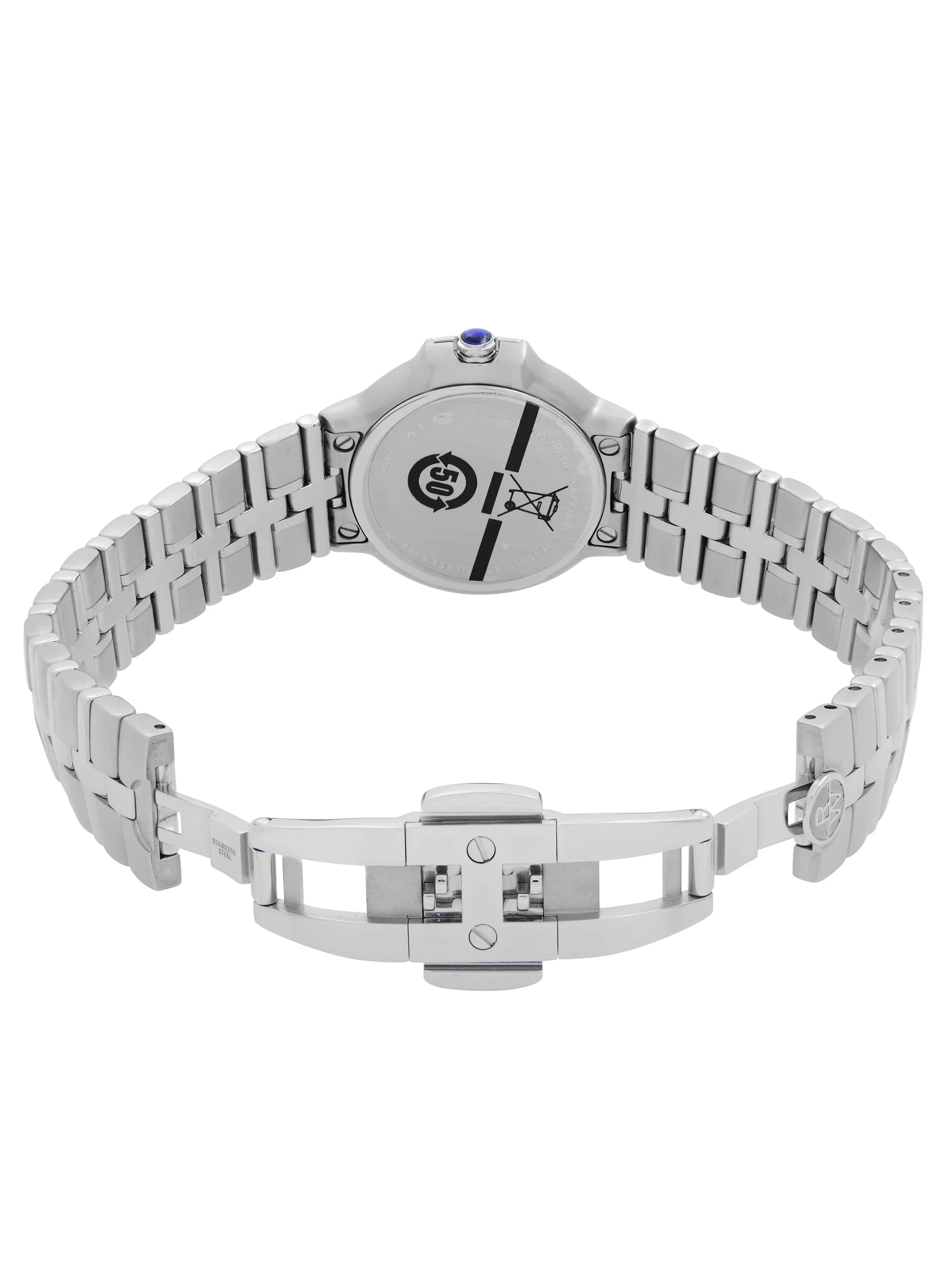 Raymond Weil Parsifal Steel White Roman Dial Quartz Ladies Watch 5180--00300