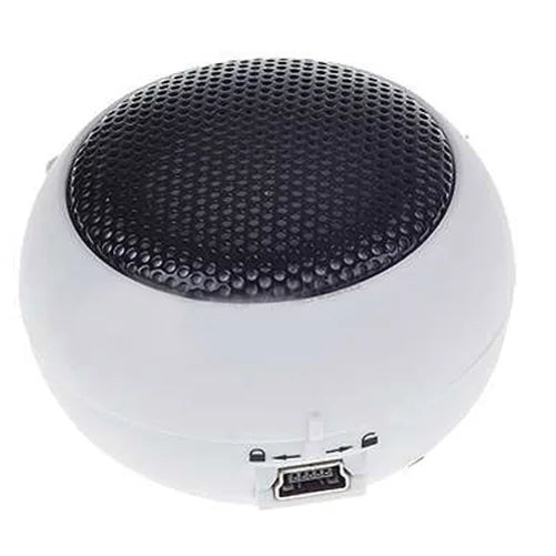 Portable Wired Speaker for Samsung Galaxy Tab  8.4 (2020)/ 10.4 (2020) - Audio Multimedia Rechargeable White