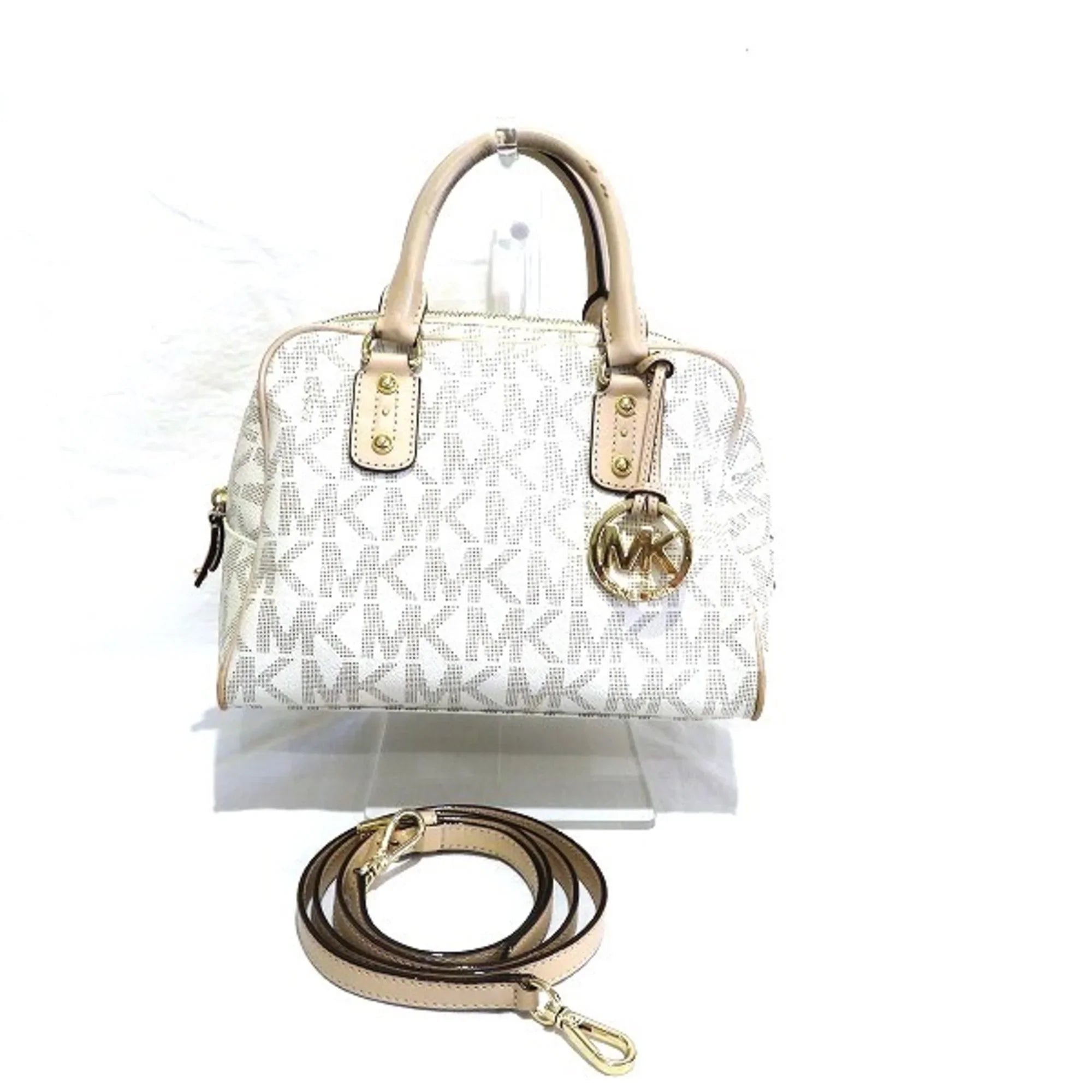 Pre-Owned Michael Kors  Signature Small Satchel 2WAY Bag Shoulder Boston Women (Good)