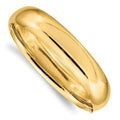 '-16O 14K 9-16 Oversize High Polished Hinged Bangle Bracelet