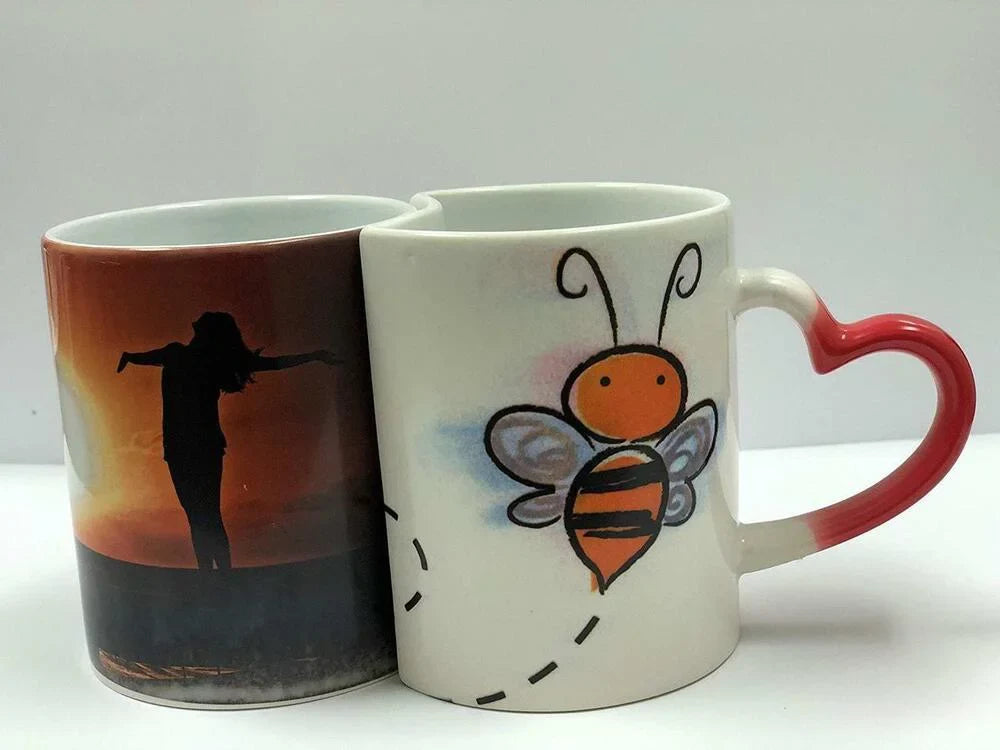 Universal Sublimation Professional Bundle with Printer, Heat Press Machine & Assorted Mugs, Heat Tape, 2 sets Cartridges & 100 sheets Premium transfer paper