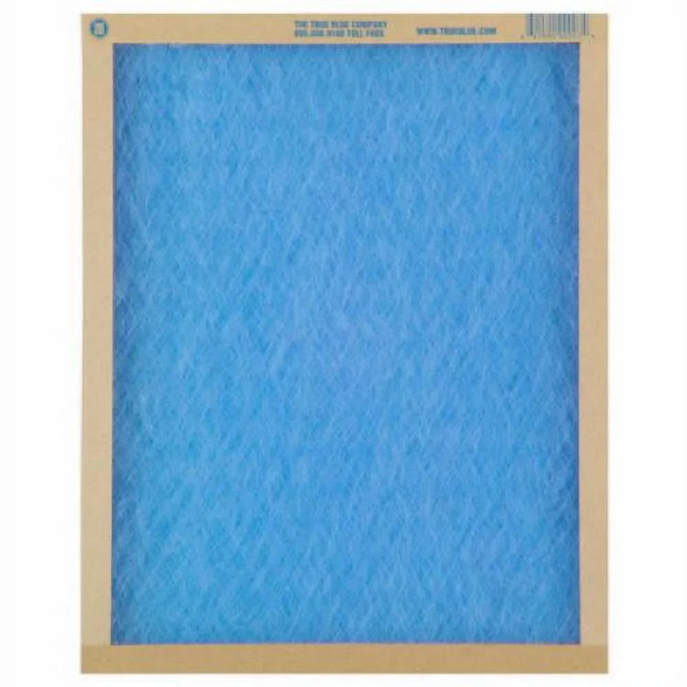 True Blue 118251 18" x 25" x 1" Flat Panel Spun Fiberglass Disposable Furnace Air Filter  2 - Quantity of 12