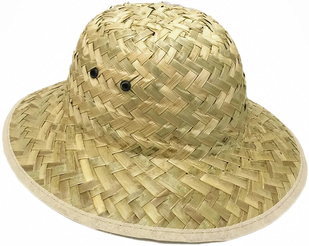 GiftExpress Adult Woven Safari Pith Hat 1 set of 2