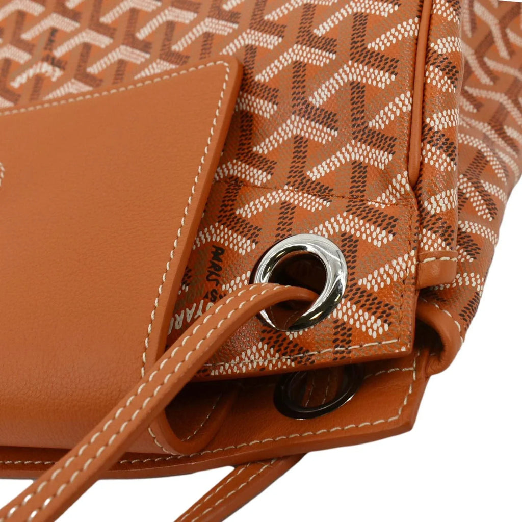 Pre-owned  Rouette Soft Canvas Shoulder Bag Orange