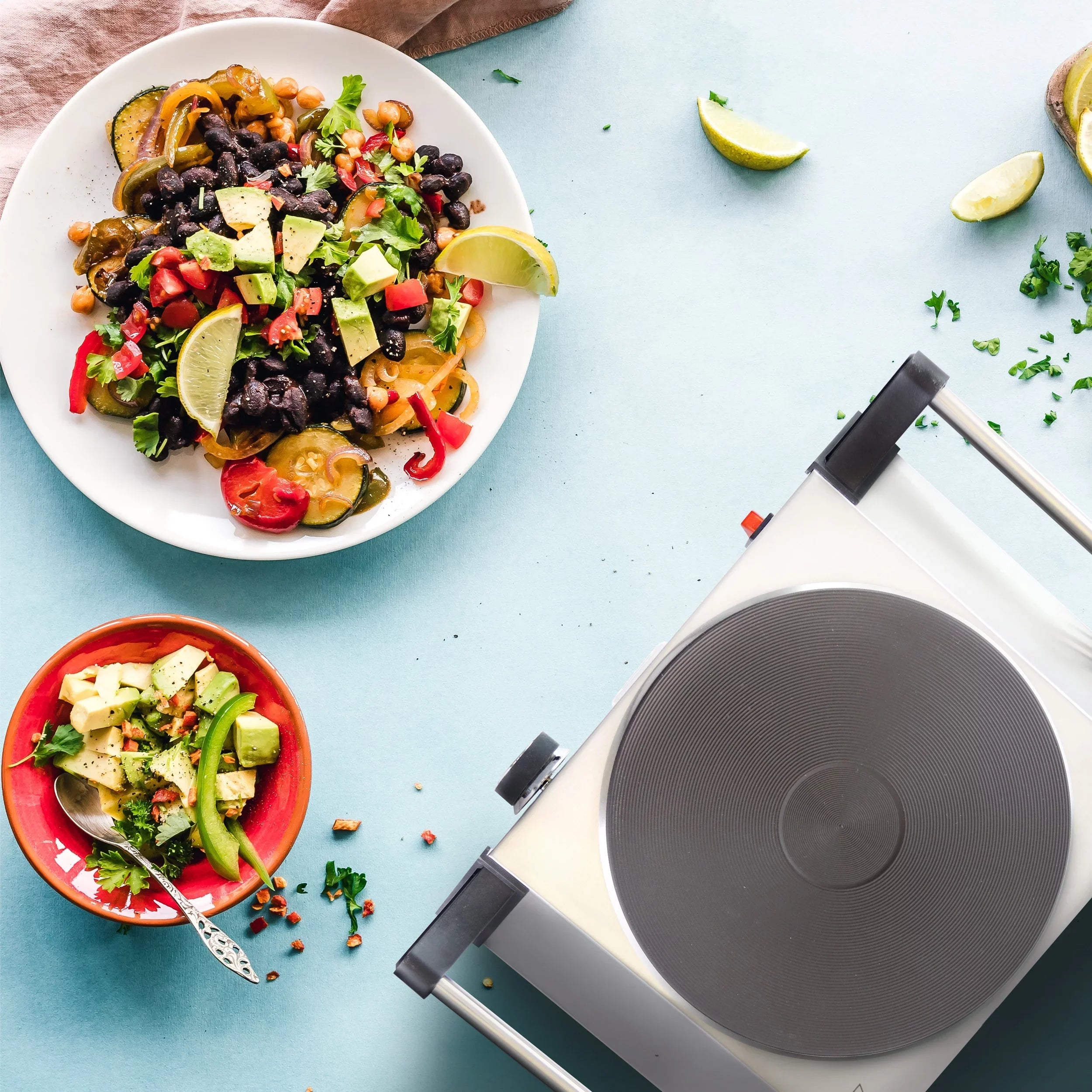 Better Chef Portable Stainless Steel Solid Element Single Electric Burner