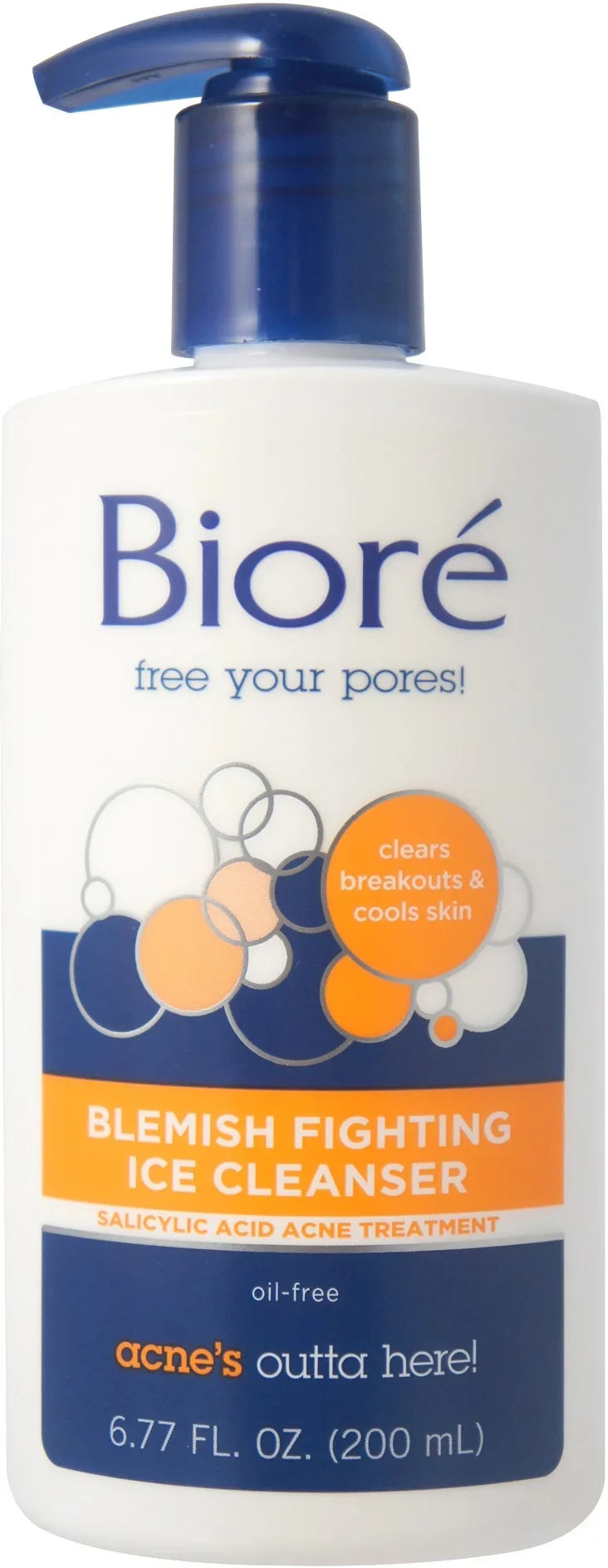 Biore Blemish Fighting Ice Cleanser 6.77 oz (Pack of 2)