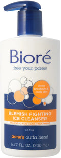 Biore Blemish Fighting Ice Cleanser 6.77 oz (Pack of 2)