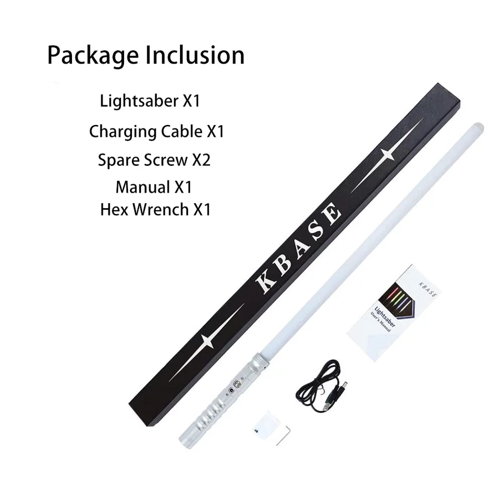 7 Colors Change   Lightsaber Toy with Metal Hilt Sound Fonts Gift for Kids