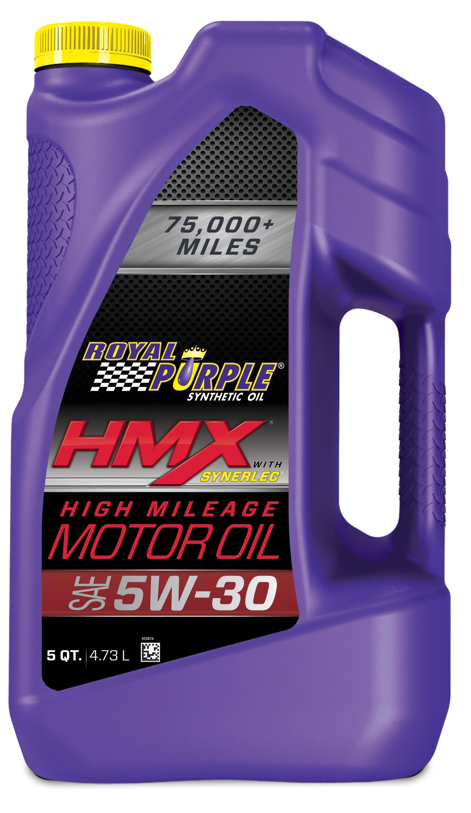 Royal Purple  5W-30 High Mileage Motor Oil, 5 Quarts