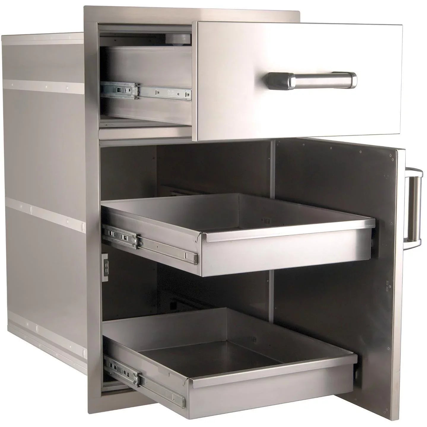 Fire Magic Grills 54020S Premium Flush Large Pantry Door & Drawer Combo