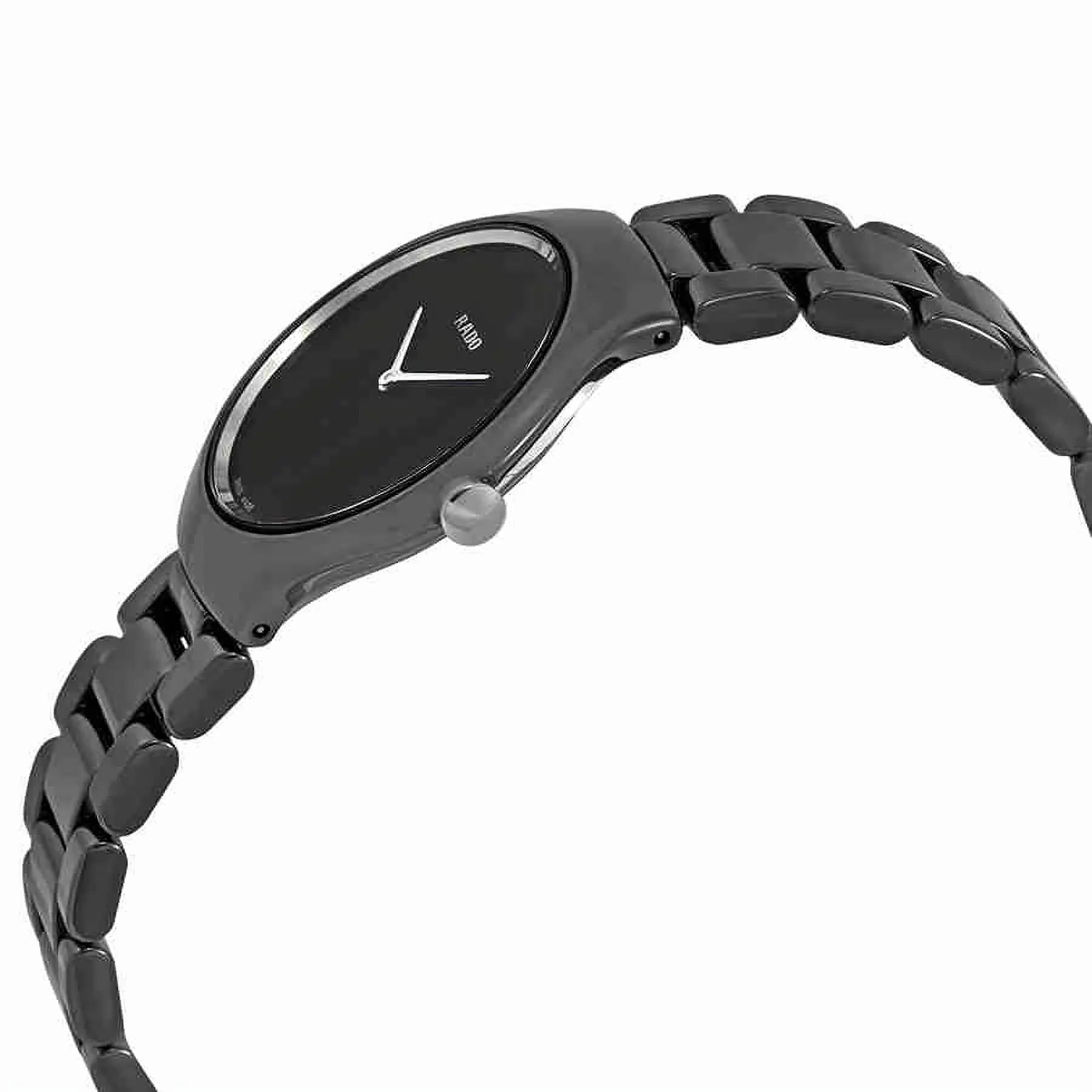 Rado True Thinline Black Dial Ladies Watch