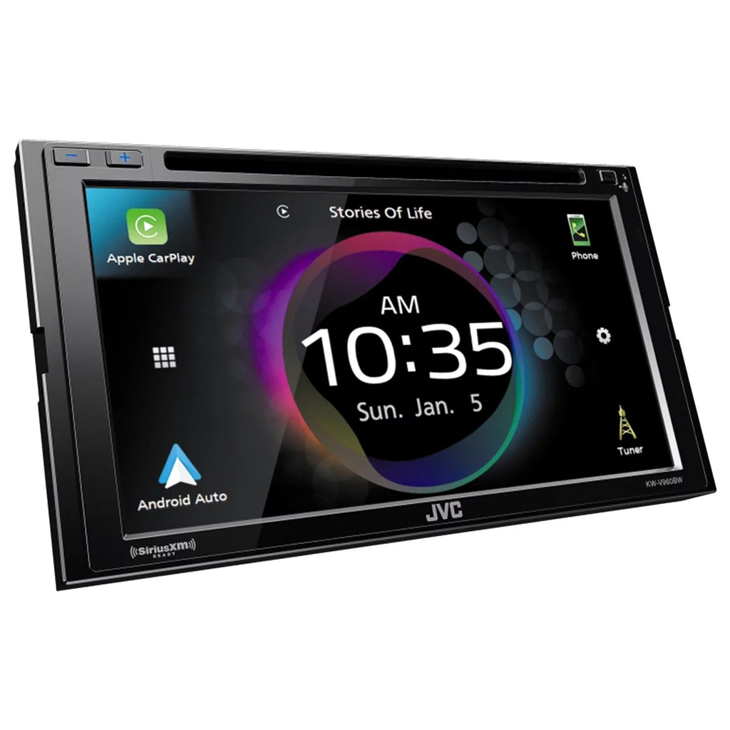 '- Double  / Radio Dual  Bluetooth / Player Car Receiver Bundle Combo with 2x 6x9" 3-Way Coaxial 500 Watts Max Power Automotive Car Audio Speakers and 16G Speaker Wire