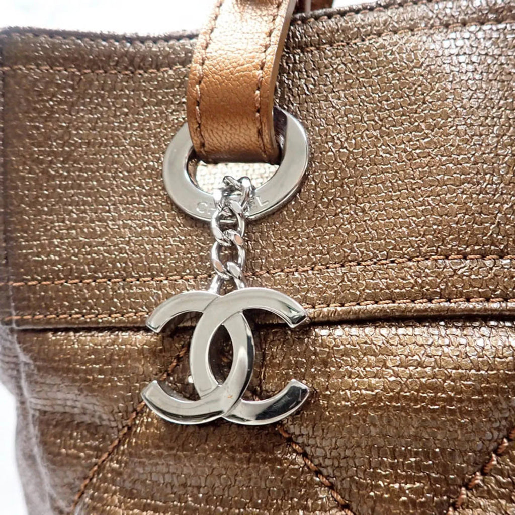 Pre-Owned  Chanel Paris Biarritz coated canvas hand tote bag (Fair)