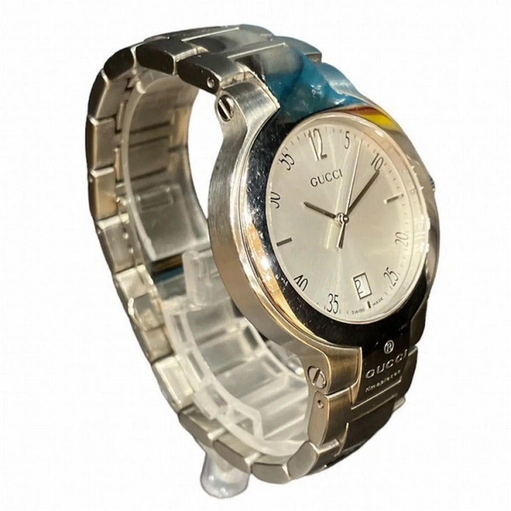 Pre-Owned Gucci  8900M quartz silver watch ladies (Good)
