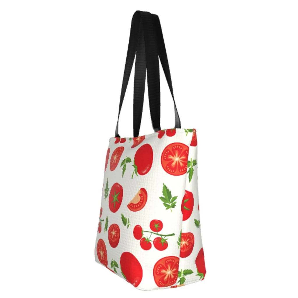 Lukts Fresh Red Tomato Tote Bag,Shoulder Bag Women' Hobos Handbags Large Capacity Shopping Bag