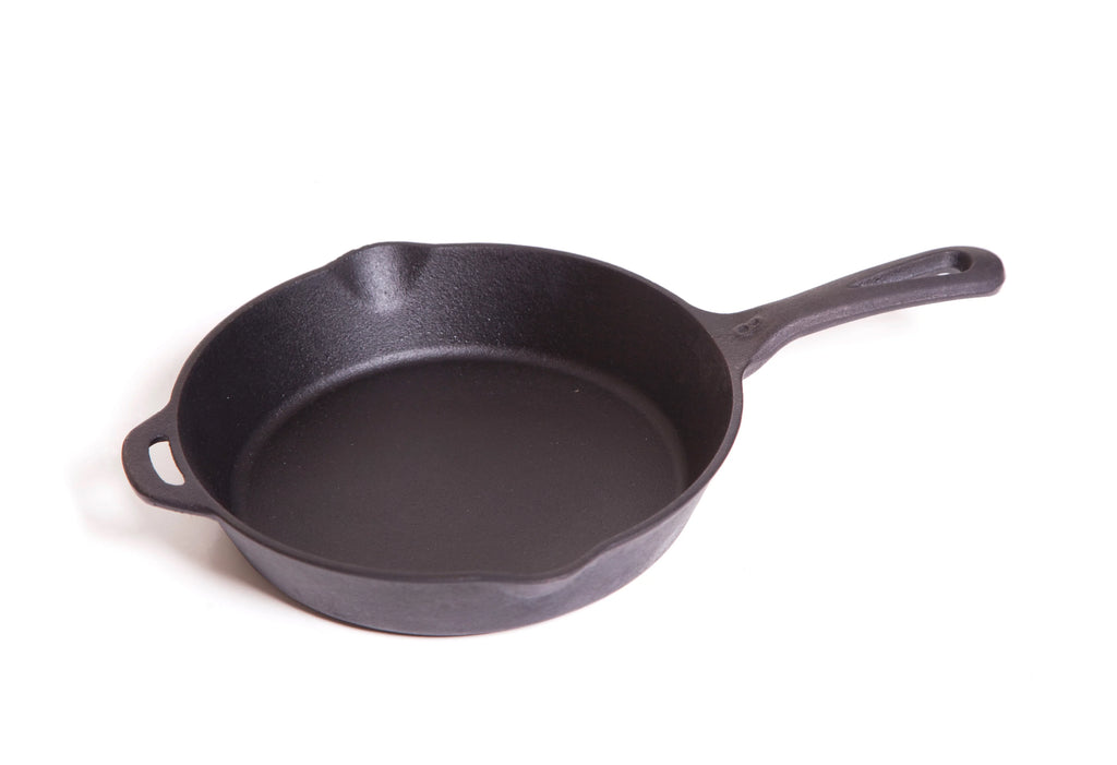 Camp Chef 8" Cast Iron Skillet - , True Seasoned Finish, Dual Pour Spouts