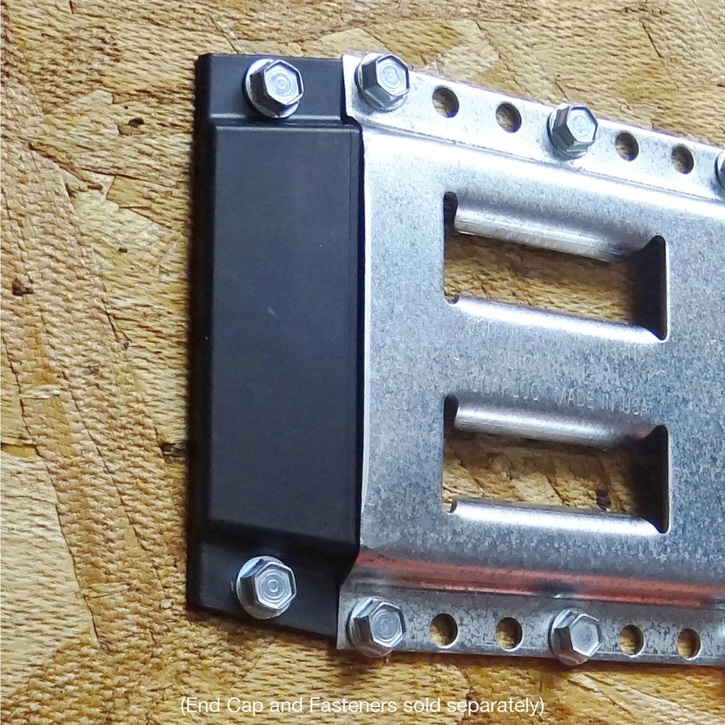 '- Fast-Track -Track 32 Inch 2-Pack  Galvanized Steel Horizontal Vertical, Logistic Tie-Down for Pickups, Trucks, Trailers