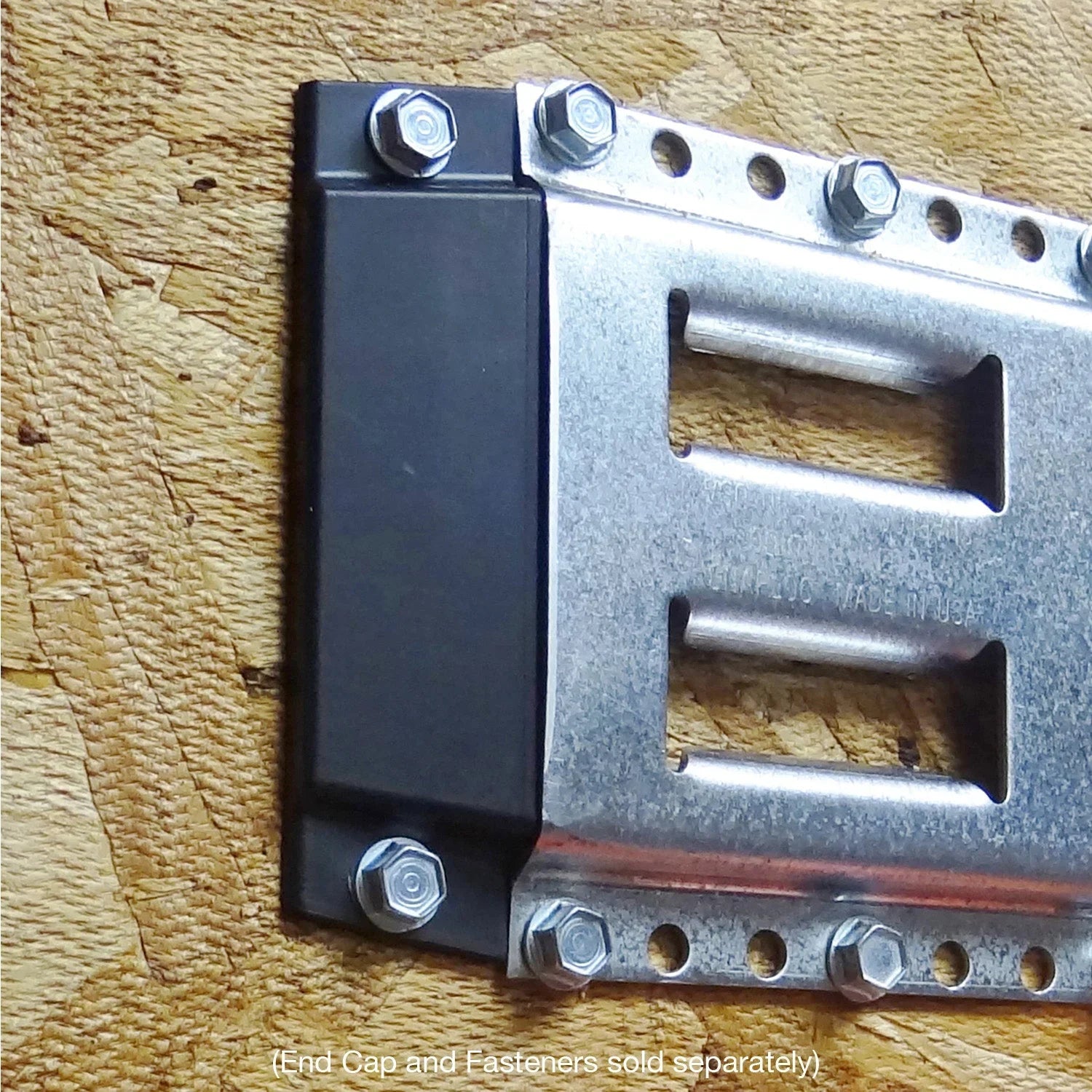 '- Fast-Track -Track 32 Inch 2-Pack  Galvanized Steel Horizontal Vertical, Logistic Tie-Down for Pickups, Trucks, Trailers
