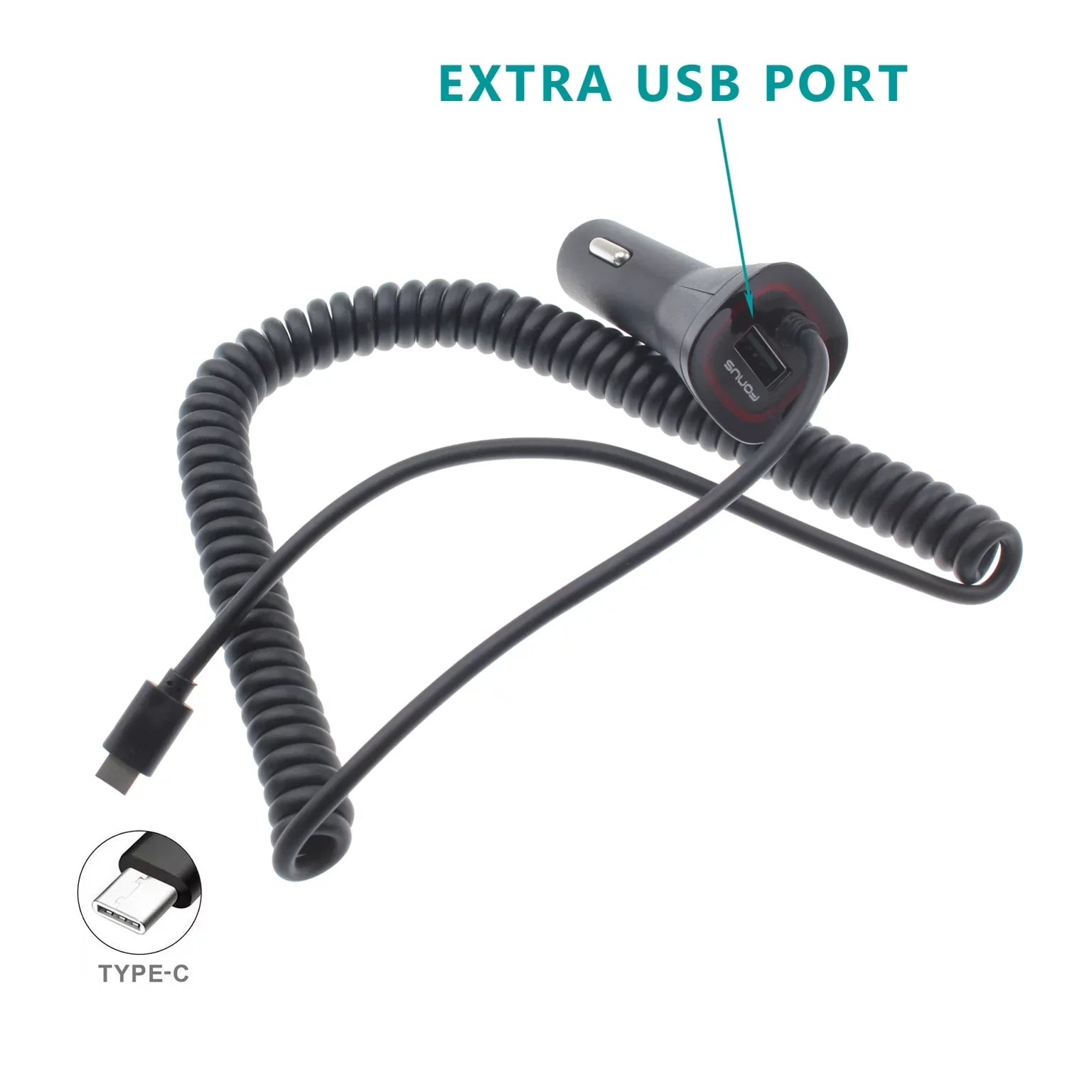 Windshield Dash Car Mount w Power Type- Quick Charger  for Blackberry Key2, KEYone,  -  , Vivo  Plus 5 -   S48c - Coolpad Legacy - Essential Phone (-1) - Google Pixel