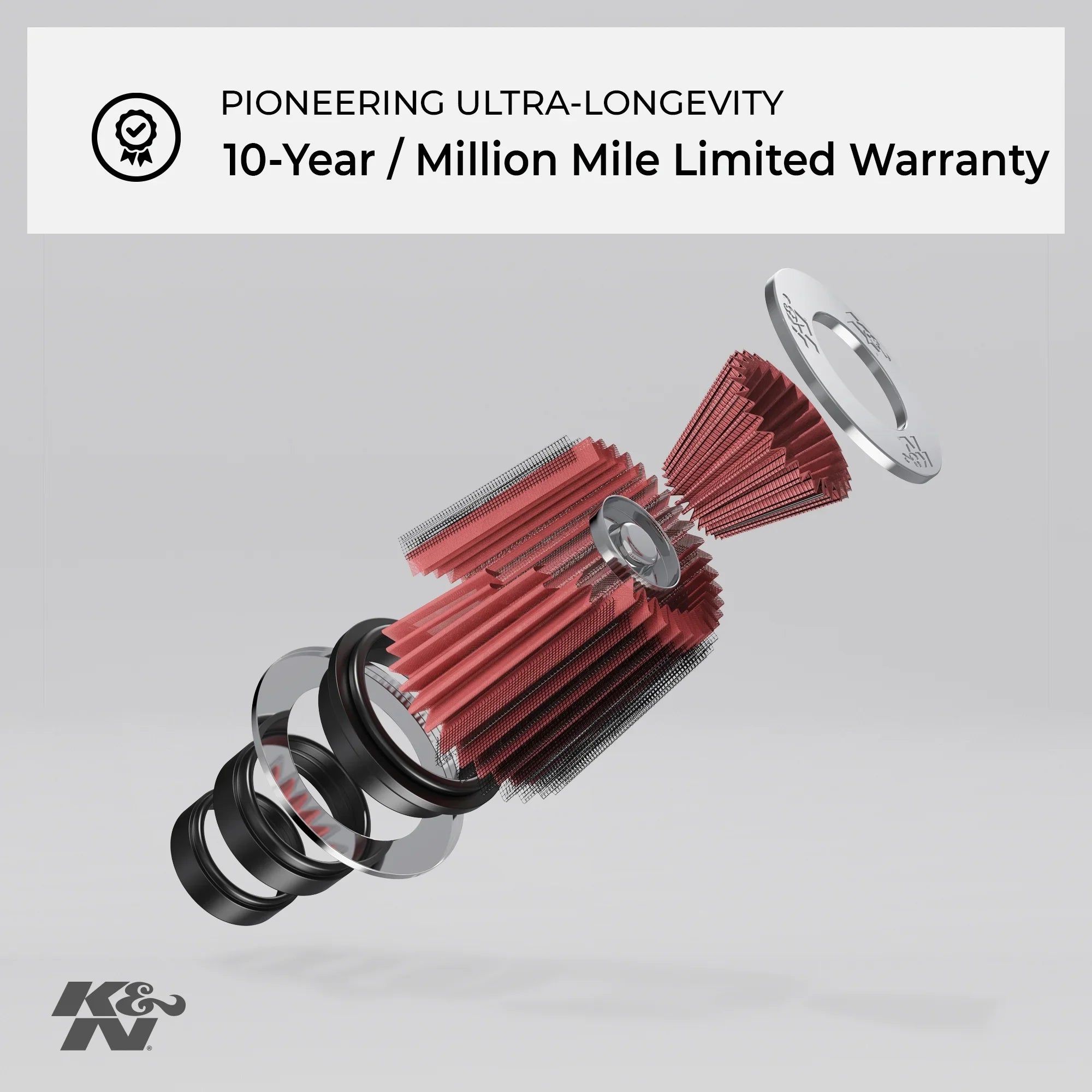 & Engine Air Filter: High Performance, Premium, Washable, Industrial Replacement Filter, Heavy Duty: -3735