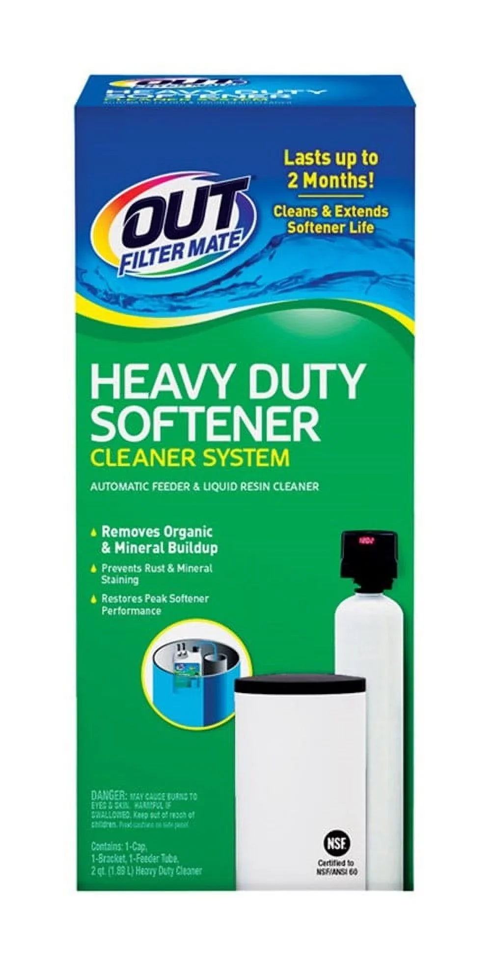 Filter Mate Softener Cleaner System Kit Liquid 64 oz