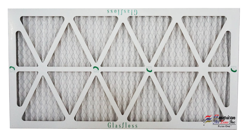 Glasfloss Air Filter 18x36x2 - 2"  10 - (Pack of 6) - Pleated  or  Air Filter - Furnace Air Filter - Home or Office - Made In The .